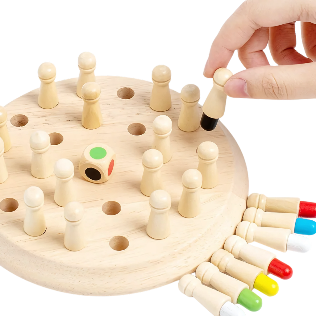 Juego Memoria De Madera Juegos De Mesa Didacticos Montessori