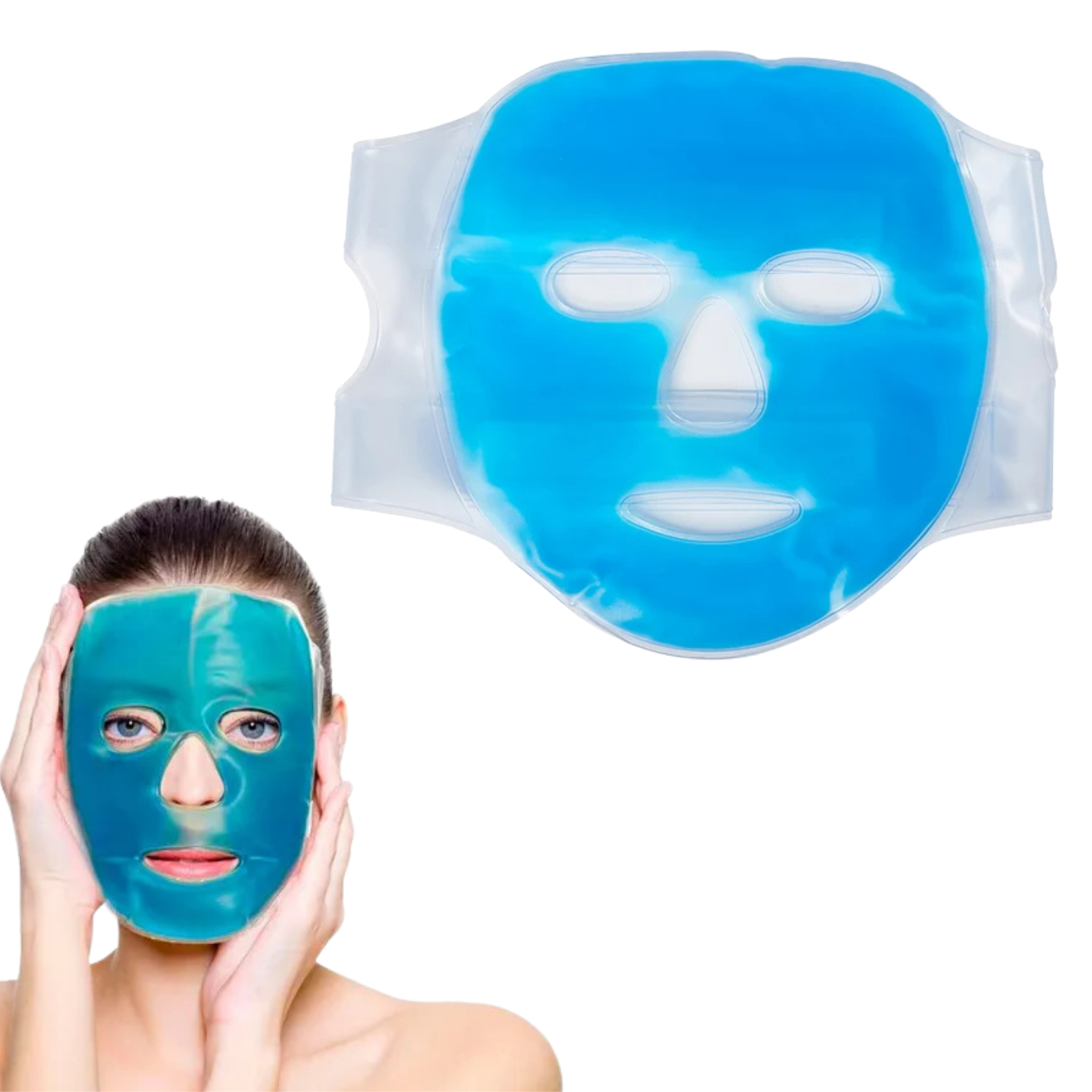Mascarilla Gel Frío/caliente: Rejuvenece Y Relaja Tu Rostro Tipo De Piel Todas Las Pieles
