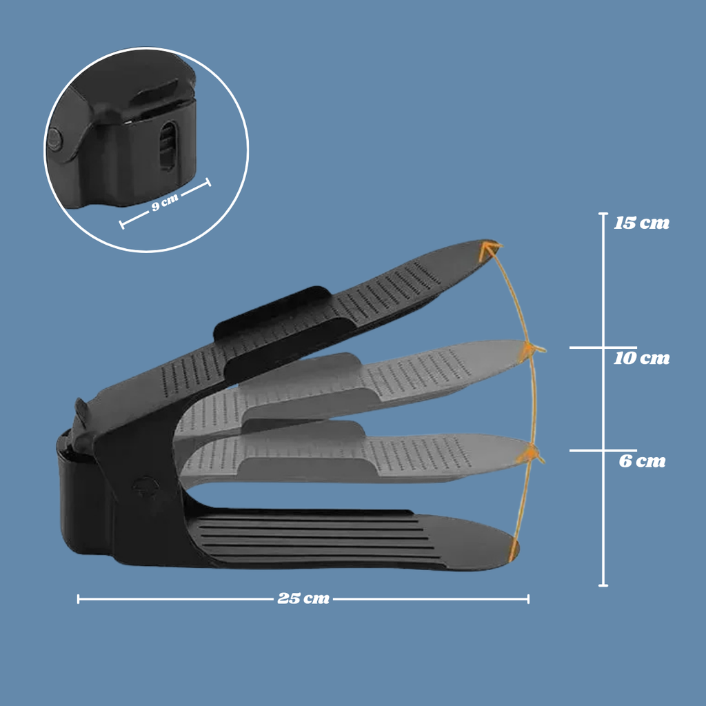 Organizador De Zapatos Calzado Zapateros Acomodador Kit X 12