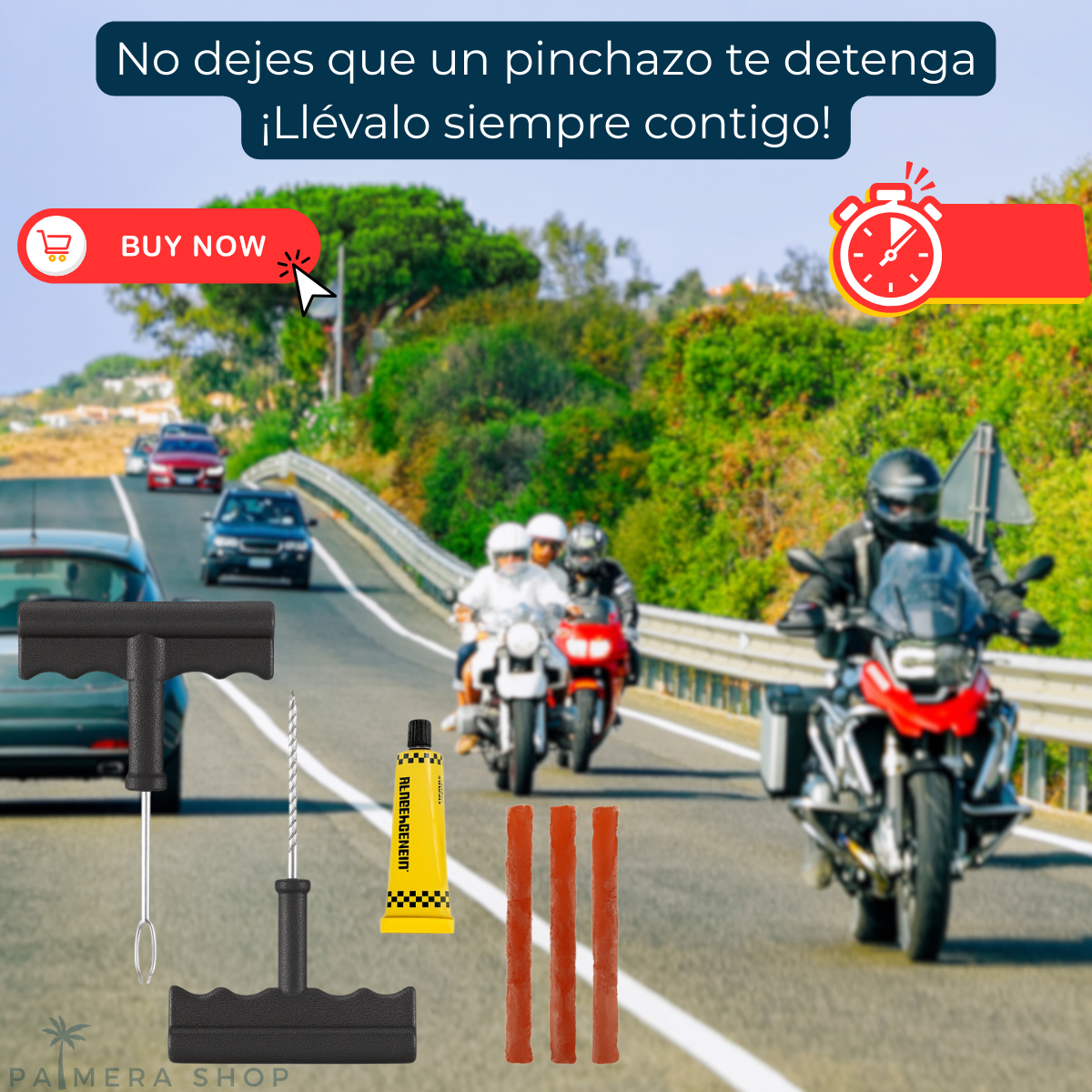 Kit Despinche / Despinchar Moto /carro Llanta Sellomatic-omi