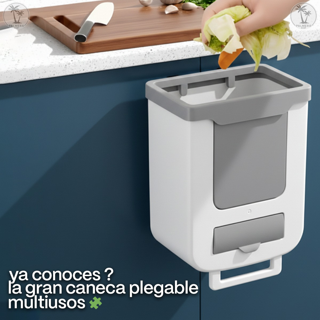 Caneca Basurero Bote Cocina Plegable Papelera Multiusos