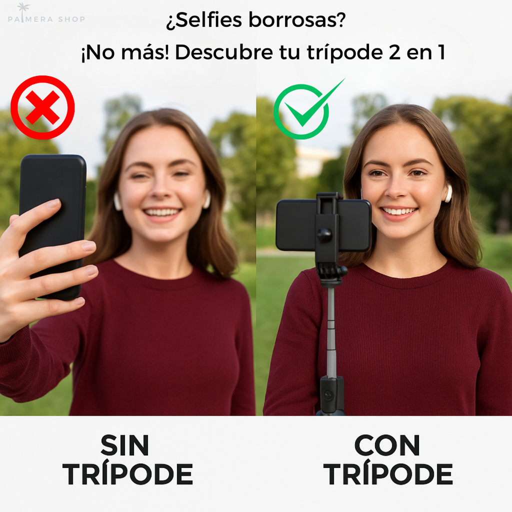 Tripode Para Celular Camara Mini Estabilizador De Selfie