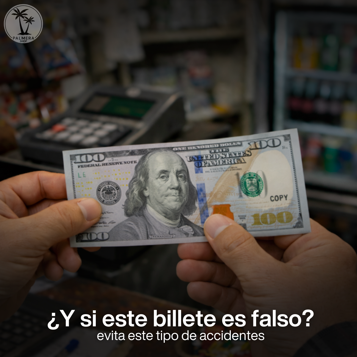 Detector De Billetes Falsos Maquina Para Detectar Con Luz Uv Azul