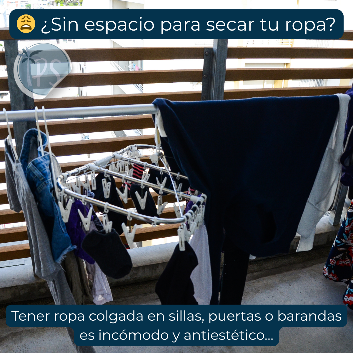 Tendedero Ropa Retractil Colgador De Pared Cuerdas Plegable