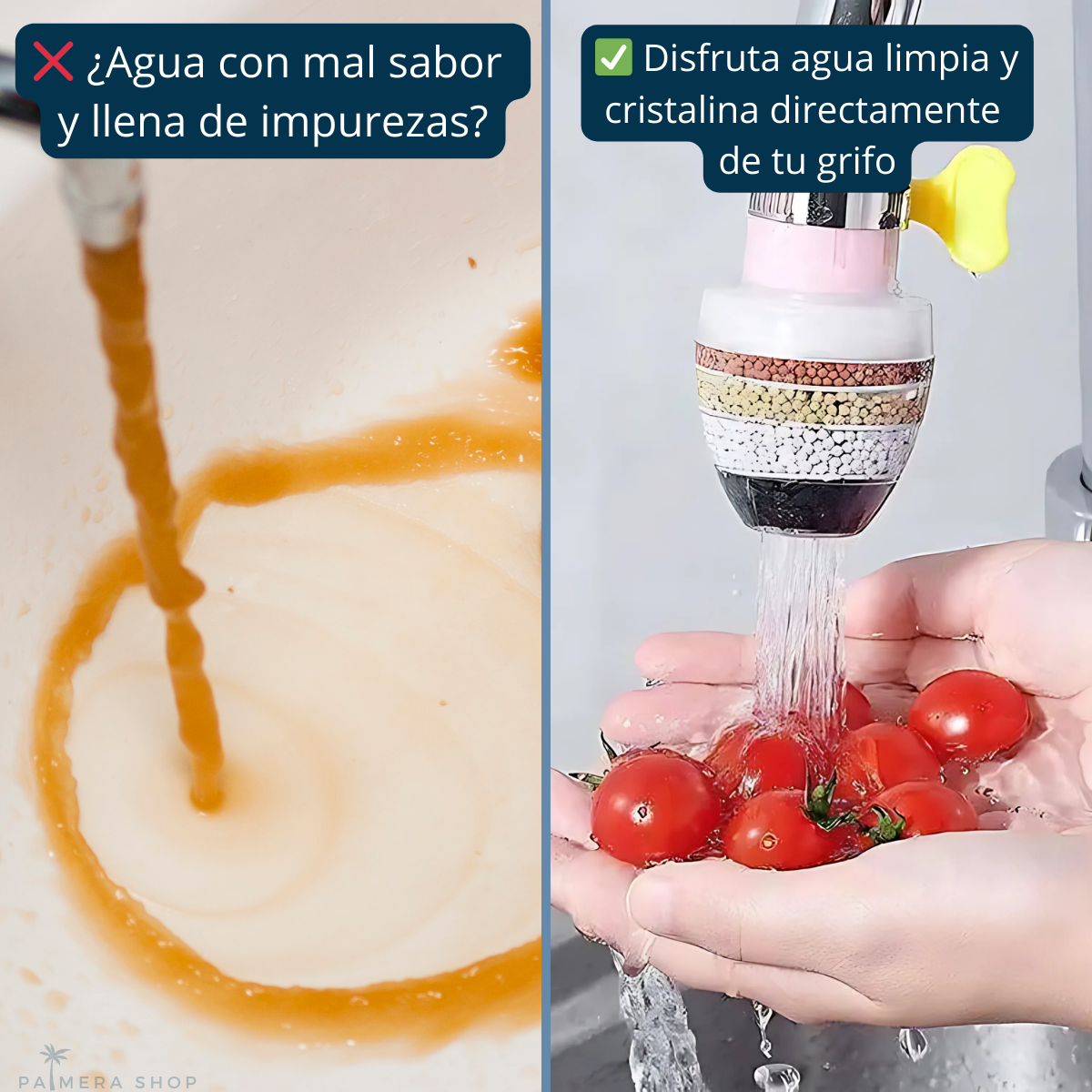 Filtros Agua Filtro De Agua Purificador Grifo Bioenergetico Filtro Para Llave Azul