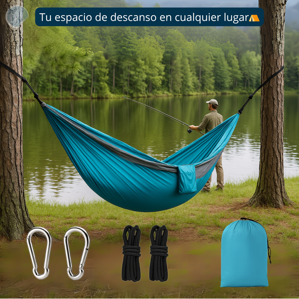 Hamacas Portatiles Colgantes Chinchorros Plegables Camping