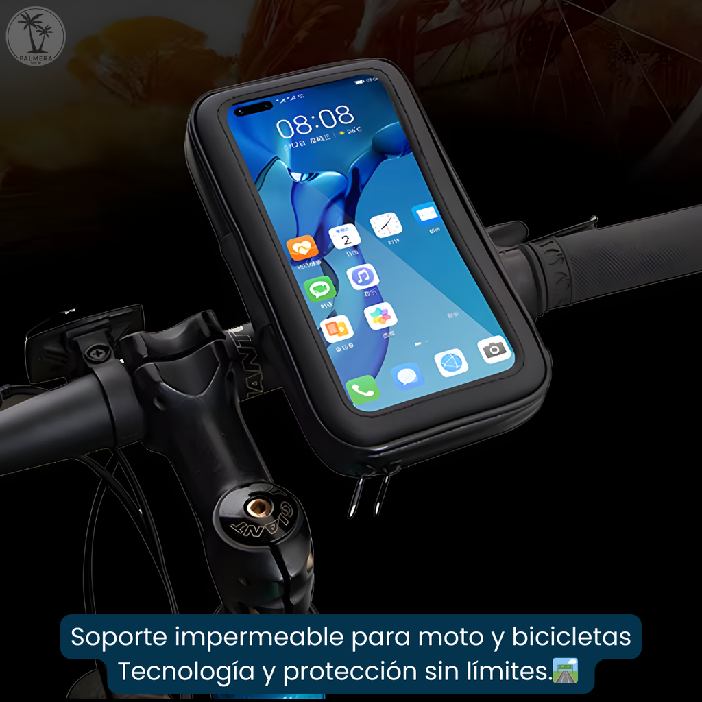Soporte De Celular Para Moto Estuche Bicicleta Impermeable