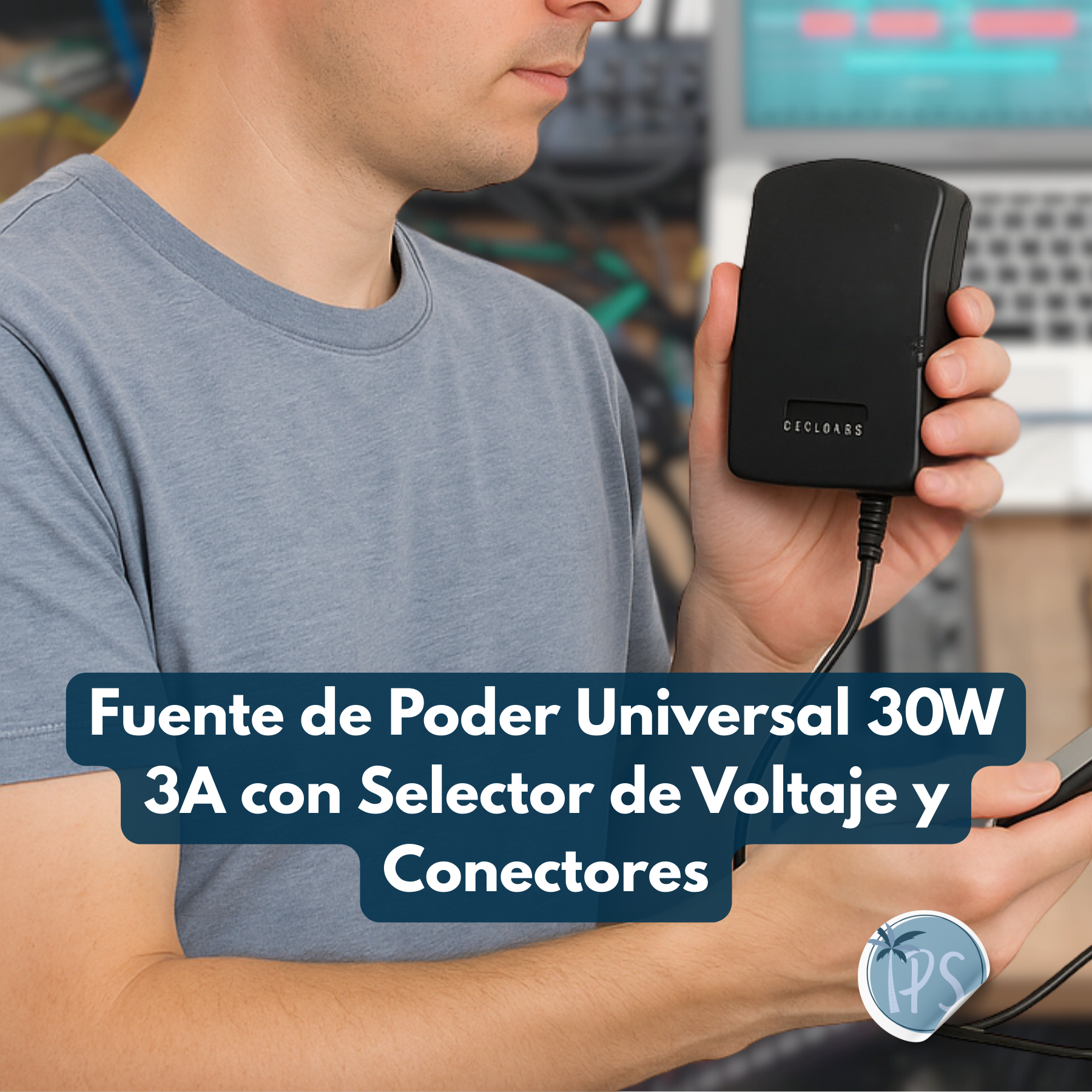 Adaptador De Corriente Universal 12v - 3v Toma Regulada 3v-12v