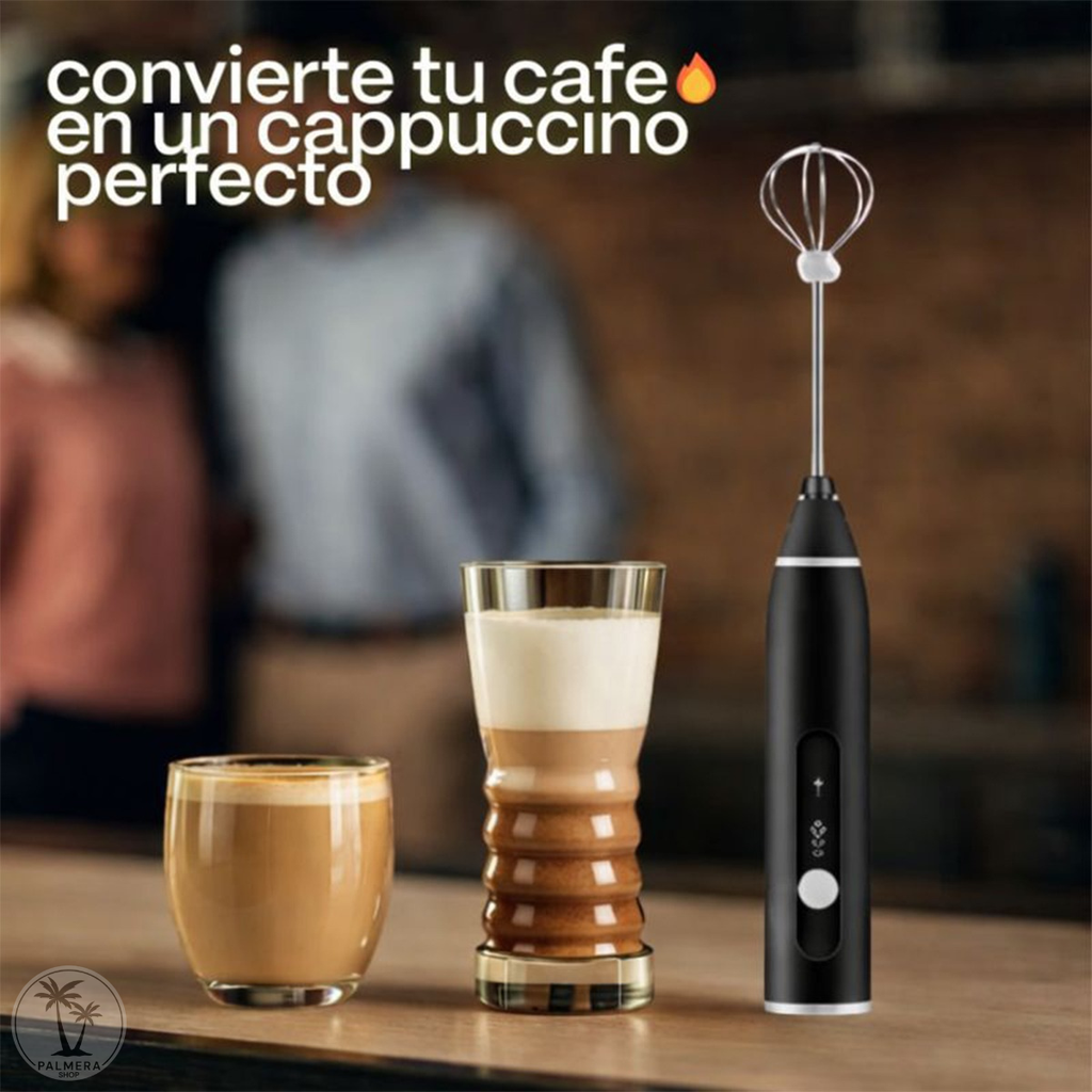 Batidor Eléctrico Portátil Mezclador Espumador De Leche Café