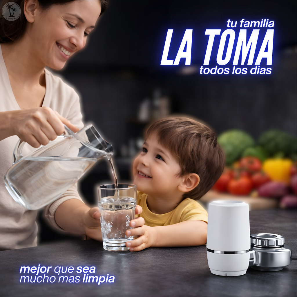 Purificadores De Agua Filtros Con Piedras Minerales Grifo Blanco No Requiere Corriente