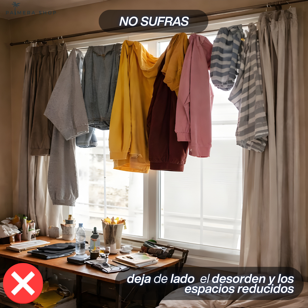Tendedero Piso Ropa Plegable Colgadores Soporte Apartamento Gris