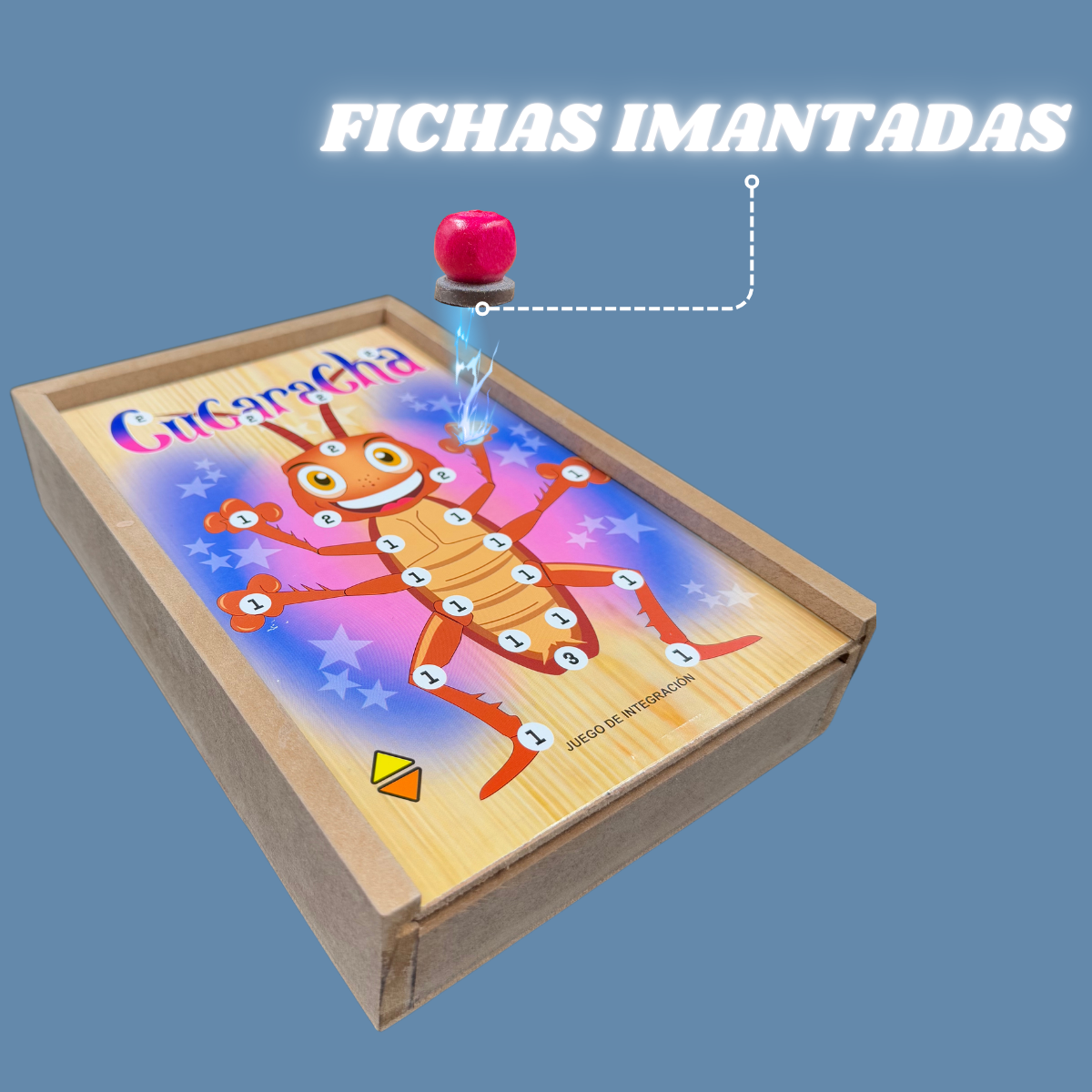 Juegos De Mesa Integracion Familiar La Cucaracha Imantada