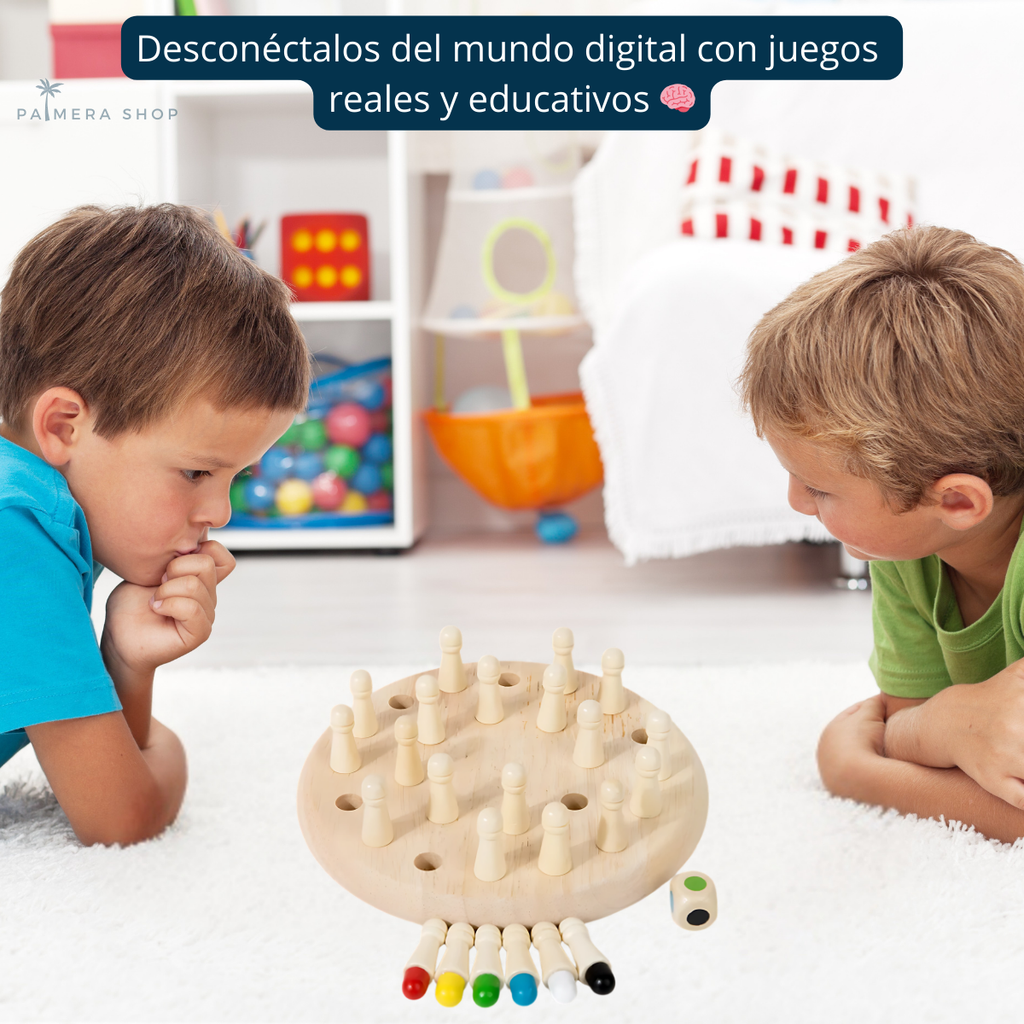 Juego Memoria De Madera Juegos De Mesa Didacticos Montessori