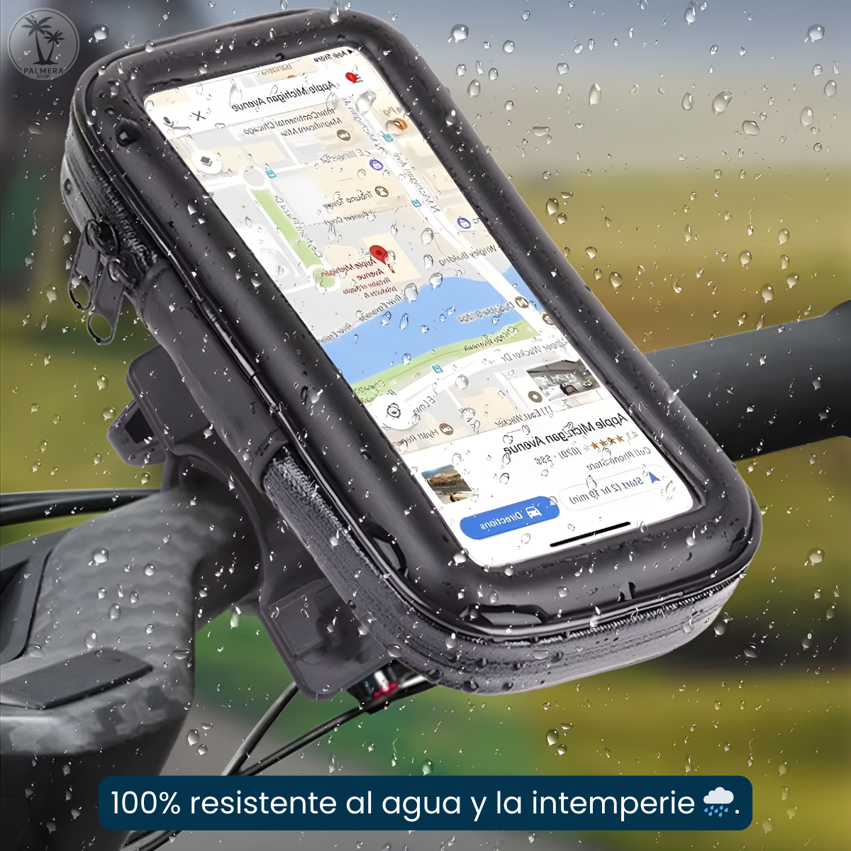 Soporte De Celular Para Moto Estuche Bicicleta Impermeable