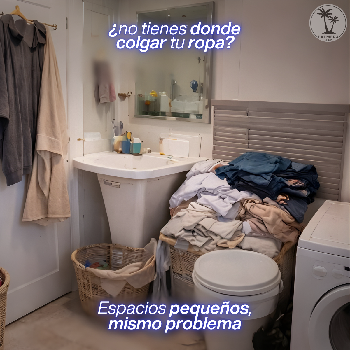 Colgador De Ropa Ganchos Retractil Plegable Ahorra Espacio Blanco