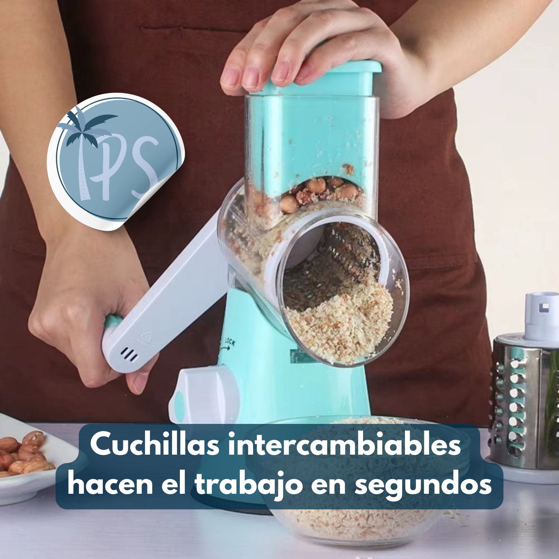 Mandolina Para Cocina Picadora De Verduras Molino Cortador