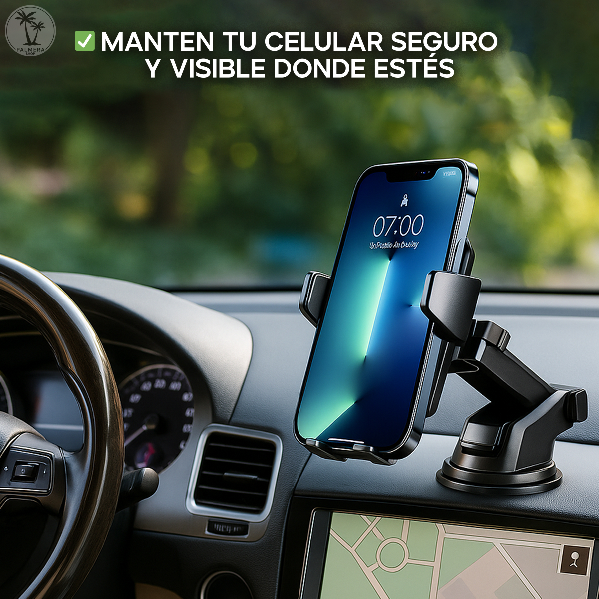 Soporte De Celular Para Carro Base Porta Celulares Ajustable