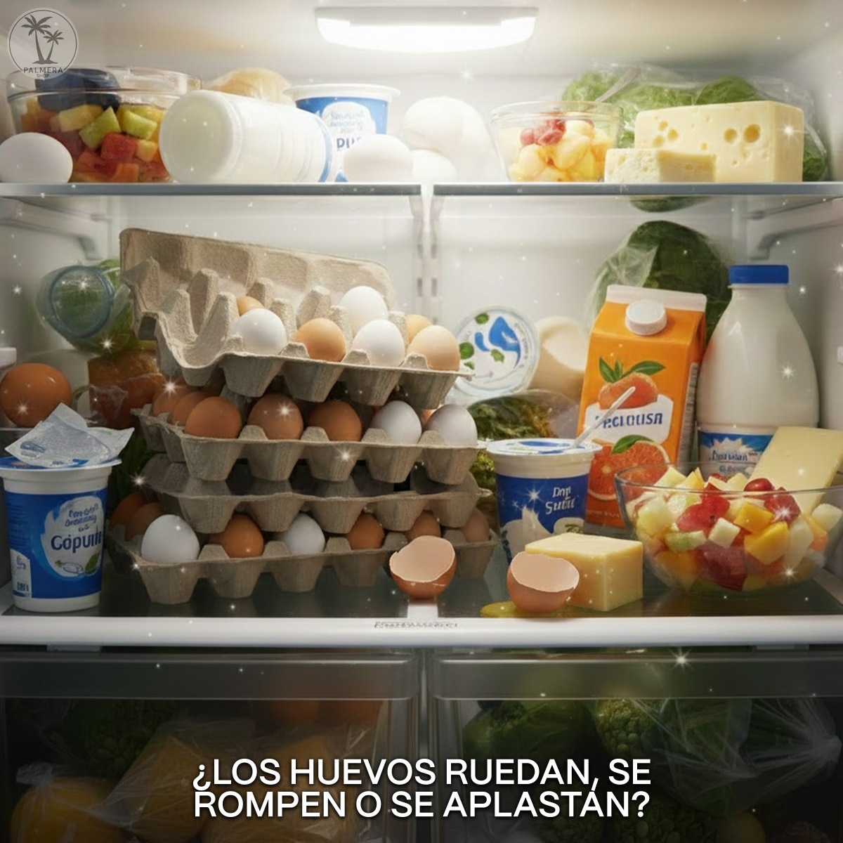 Huevera Organizador Cubeta Dispensador Porta Huevo Plastico