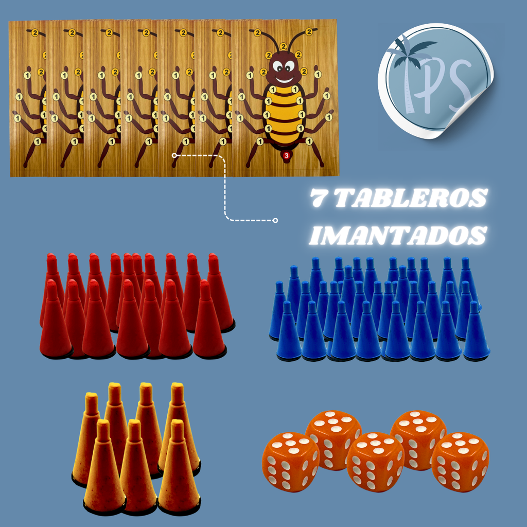 Juegos La Cucaracha Imantada De Mesa Integracion Familiar