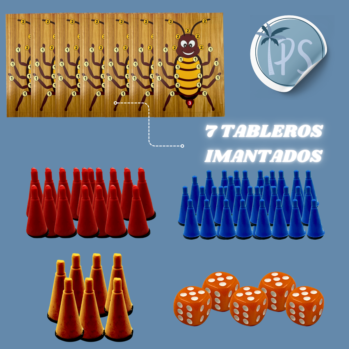 Juegos La Cucaracha Imantada De Mesa Integracion Familiar