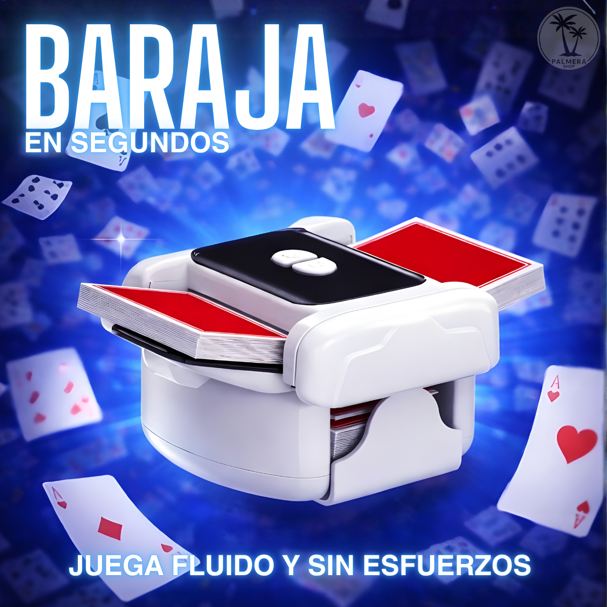 Barajador De Cartas Automático Uno Poker Profesional Usb