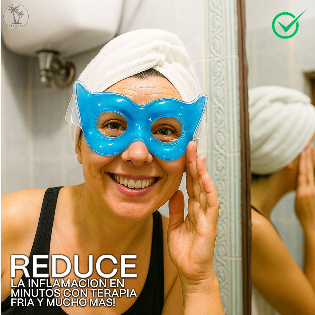 Mascarilla Facial Gel Terapia De Frío Y Calor Rostro