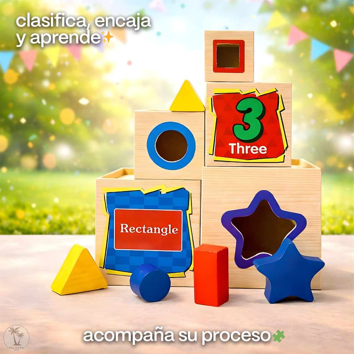 Juegos Didacticos Montessori Juguetes Para Encajar Cubo Aros