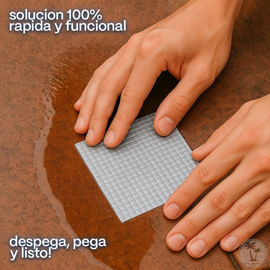 Cinta Adhesiva Tapa Reparar Gotera Impermeabilizante 5cm 10m
