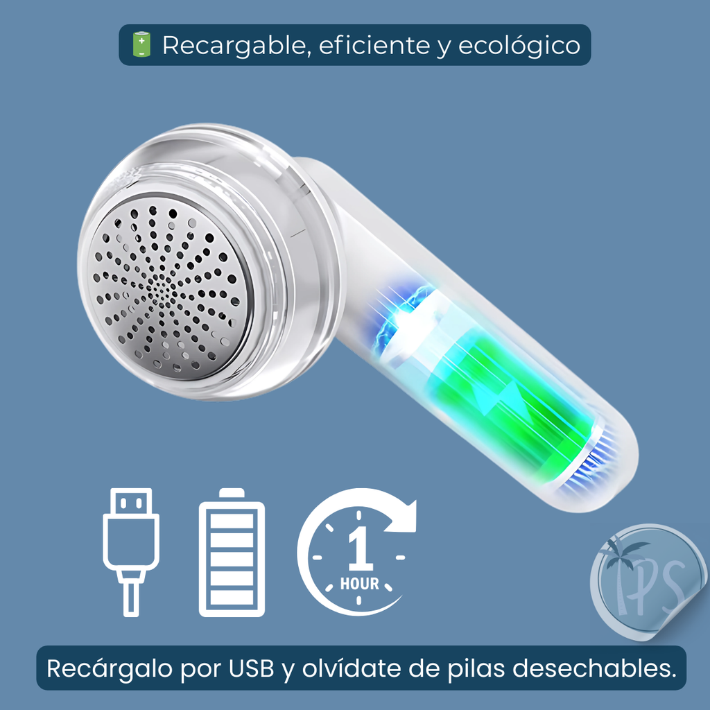 Quita Motas Electrico Maquina Recargable Pelos Pelusa Multicolor