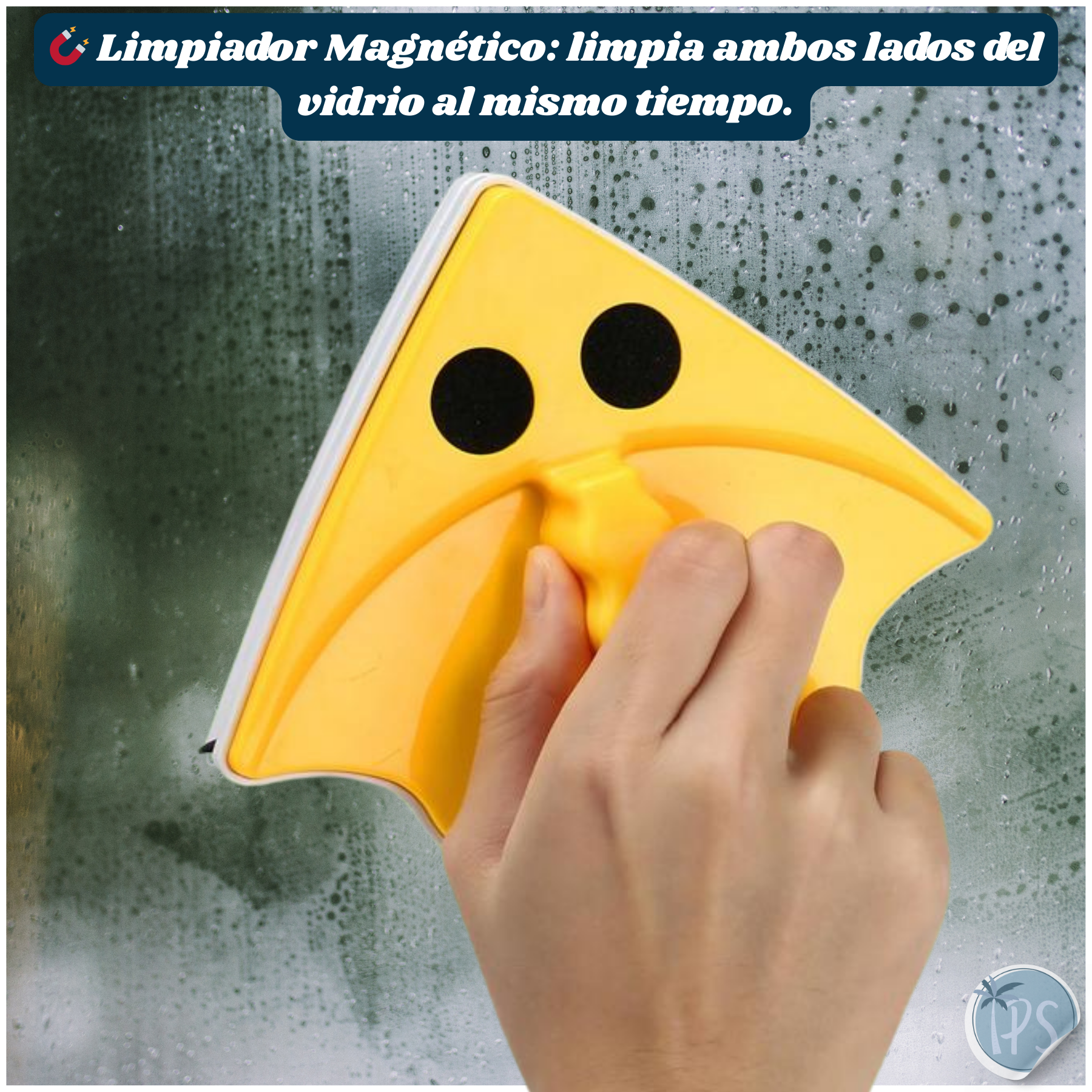 Limpiador Magnetico De Ventanas
