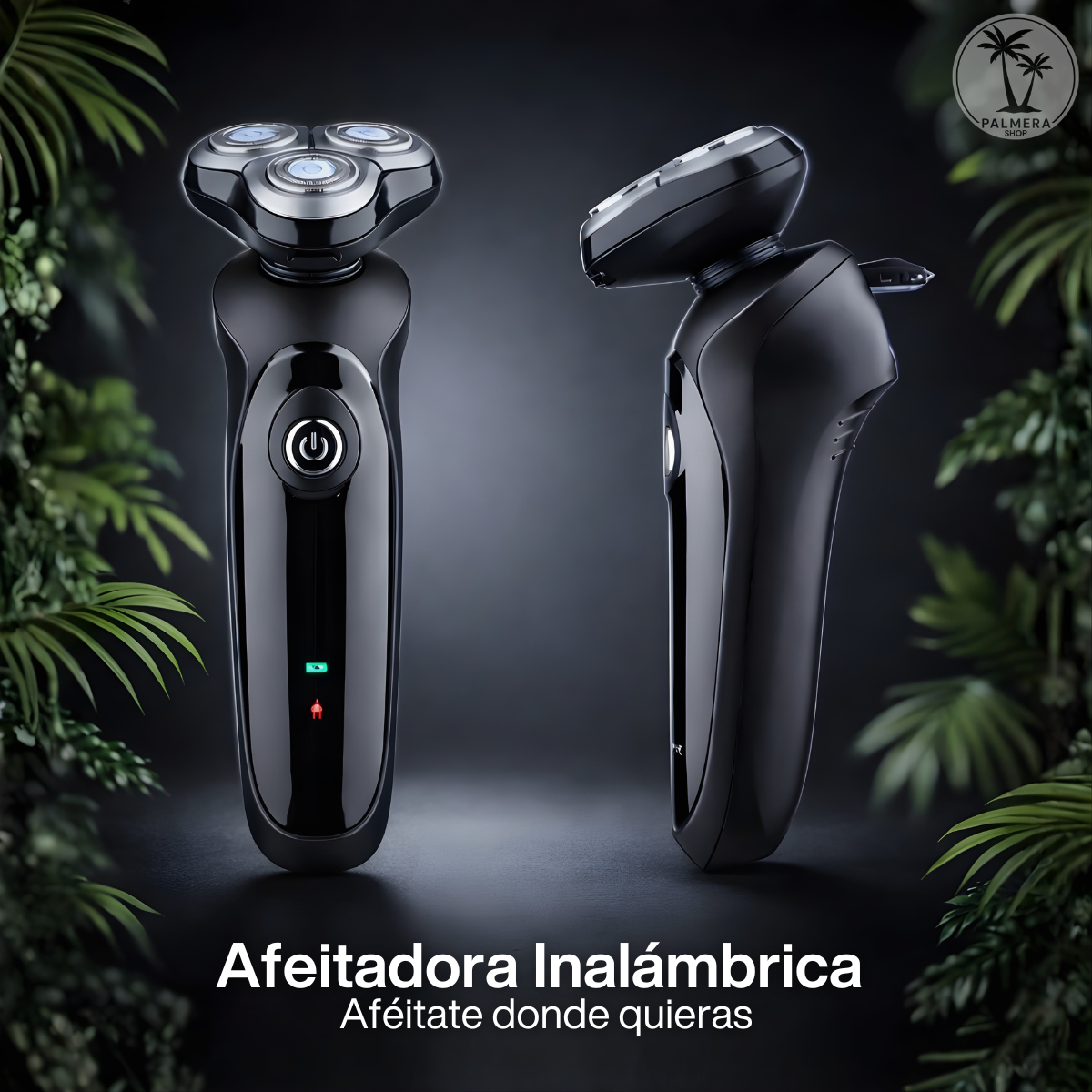Maquina De Afeitar Hombre Inalambrica Afeitadoras Electricas Negro 110v