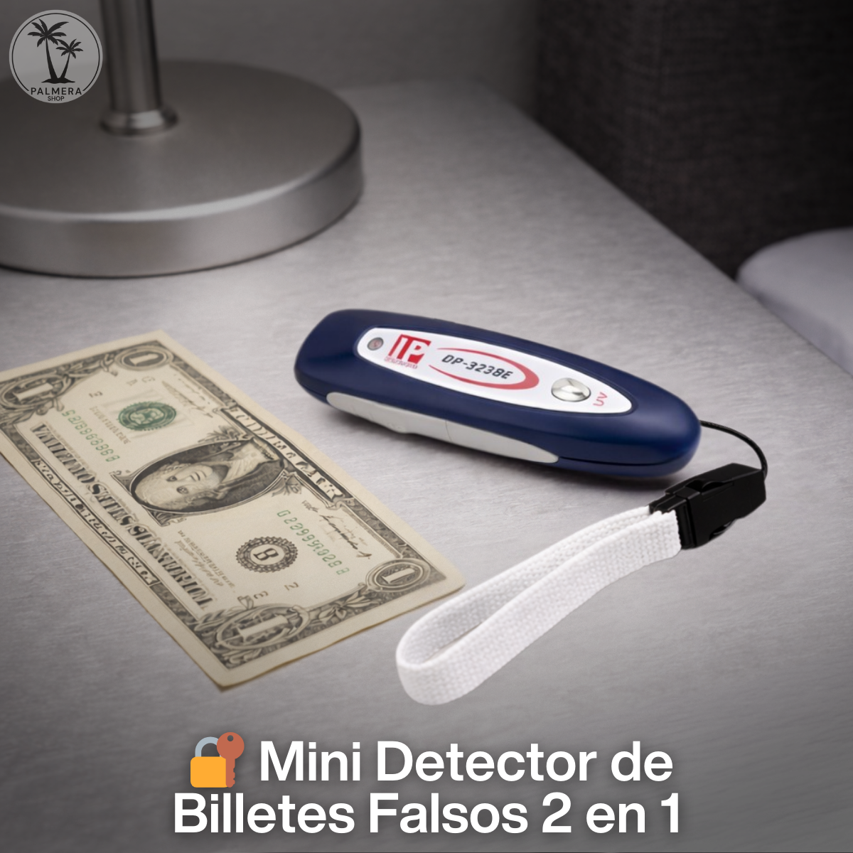 Detector De Billetes Falsos Maquina Para Detectar Con Luz Uv Azul