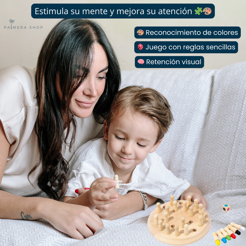 Juego Memoria De Madera Juegos De Mesa Didacticos Montessori