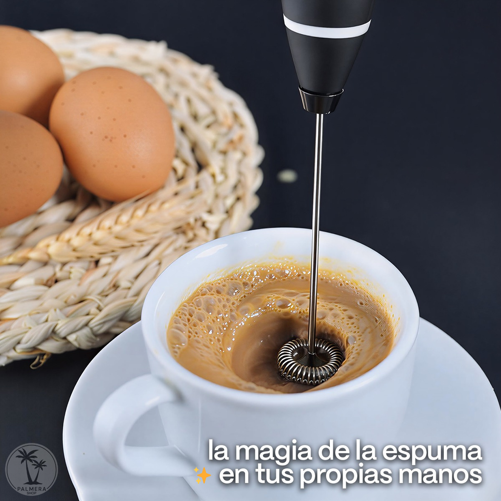 Batidor Eléctrico Portátil Mezclador Espumador De Leche Café
