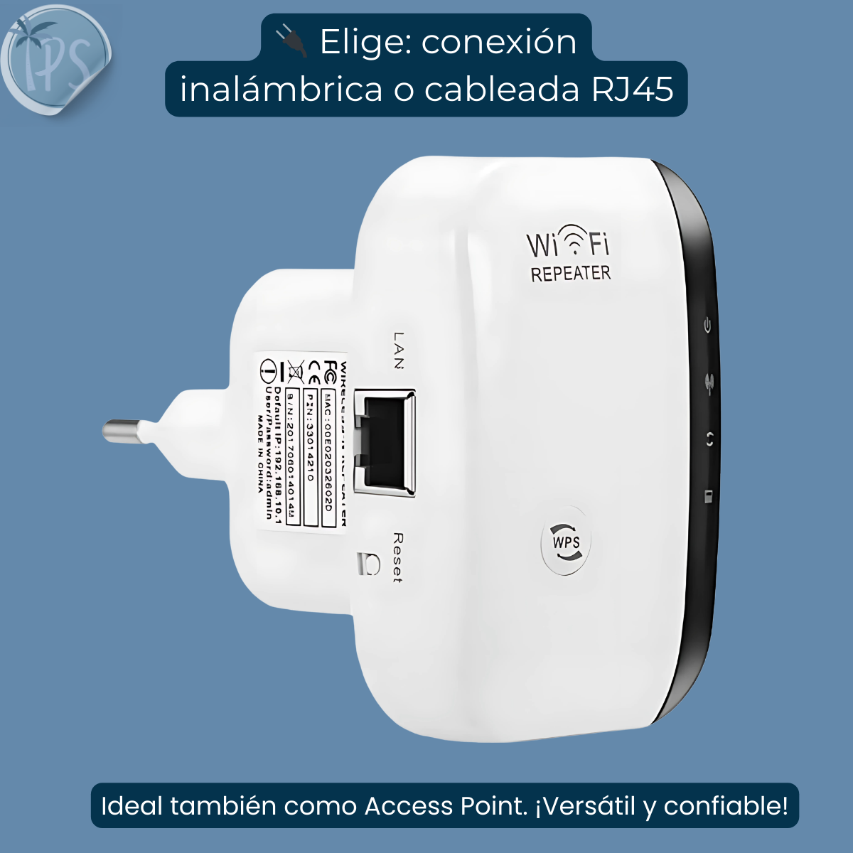Router Rompemuros Repetidor De Señal Internet Wifi 300 Mbps