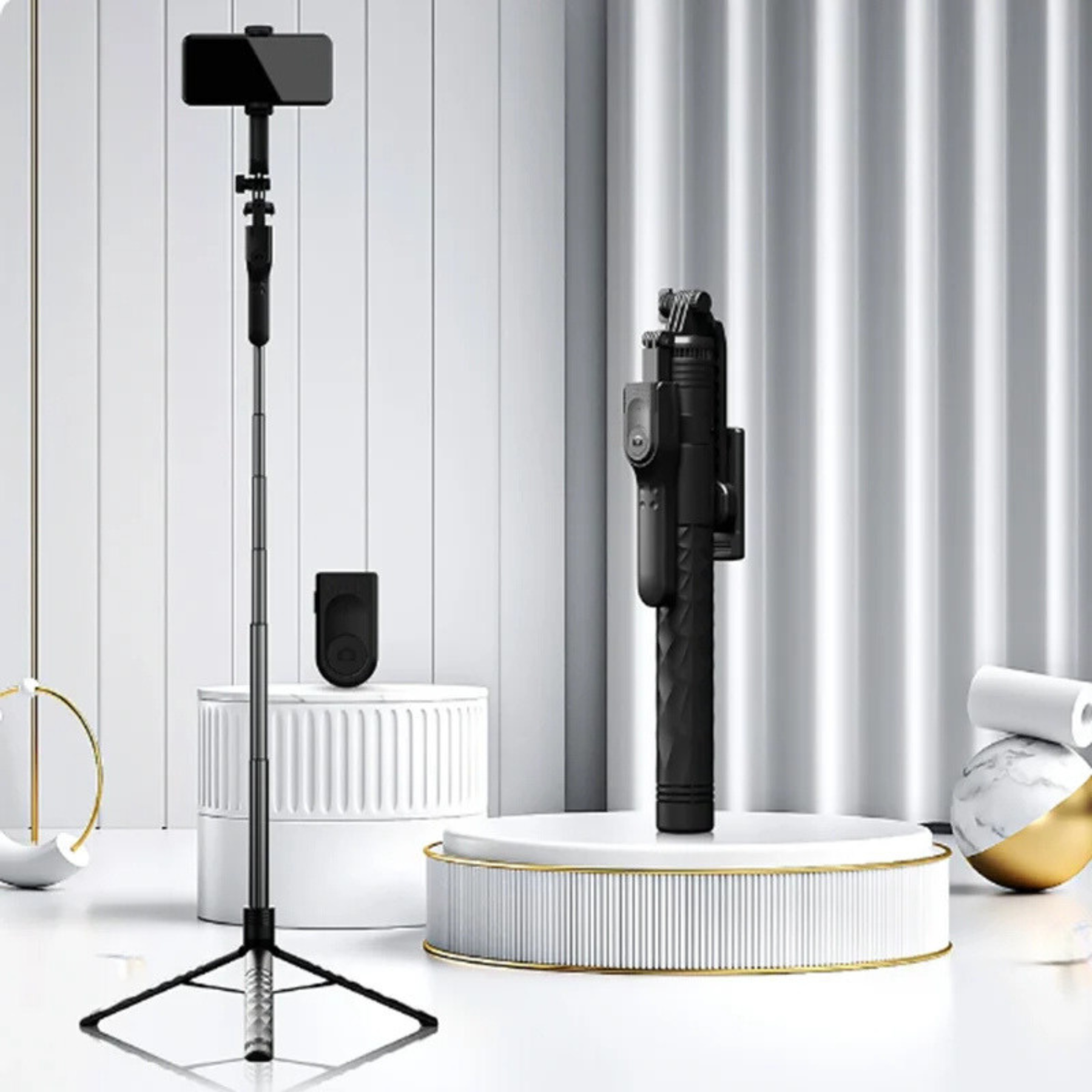 Tripode Para Celular Camara Ajustable Profesional Bluetooth 4.4 Calificación 4.4 de 5. 12 opiniones. (12)