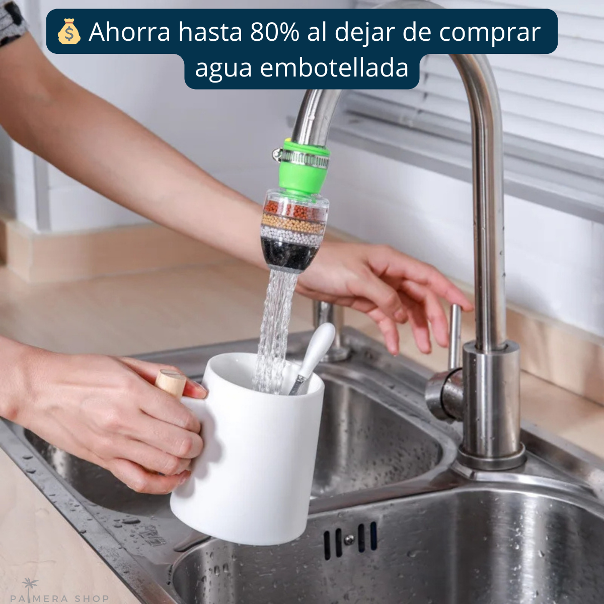 Filtros Agua Filtro De Agua Purificador Grifo Bioenergetico Filtro Para Llave Azul