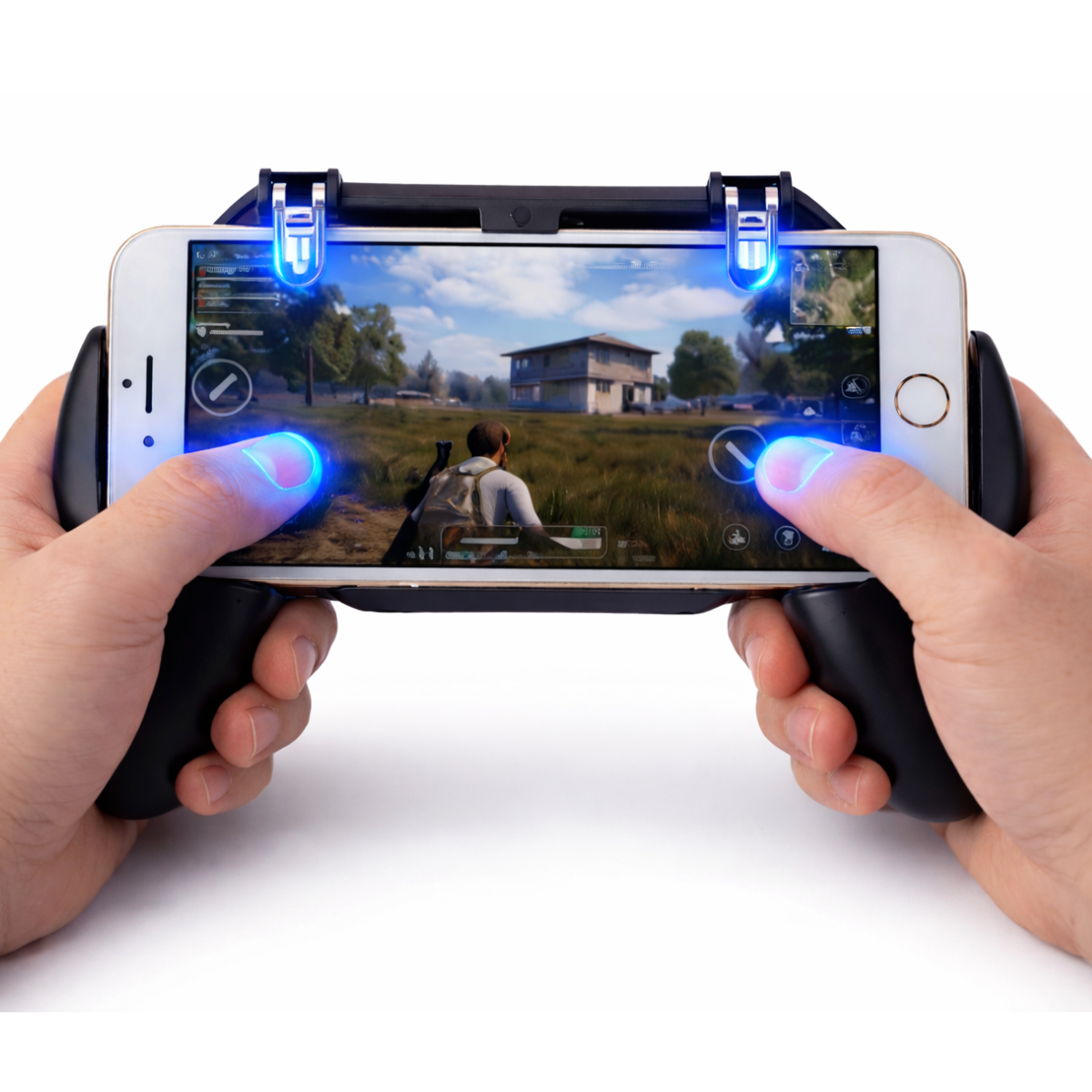 Gatillos Gamepad Android Control Gamepad Gatillo Para Celula Negro.