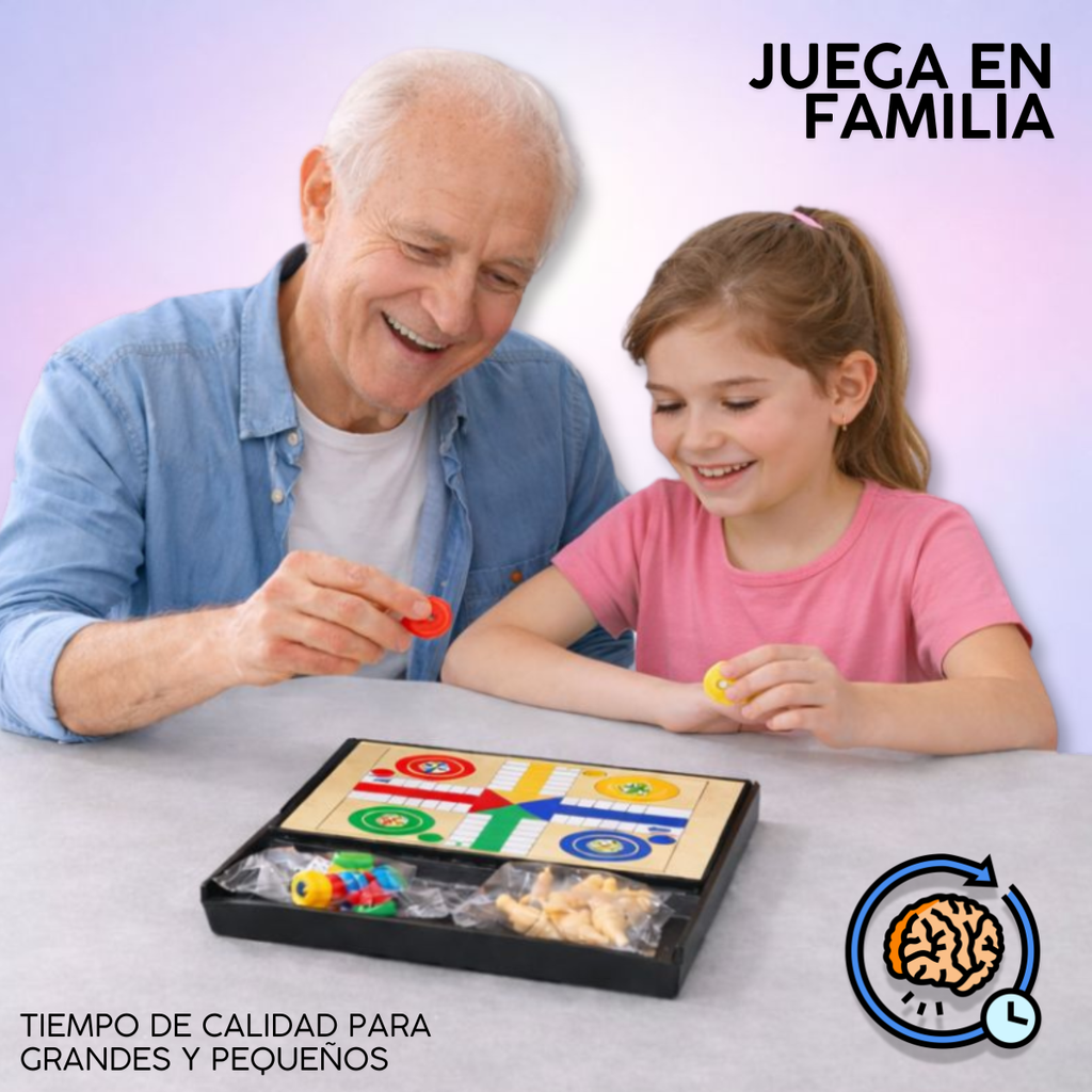 Juegos De Mesa Estrategia Mini Ajedrez Parques Magnetico 5-1