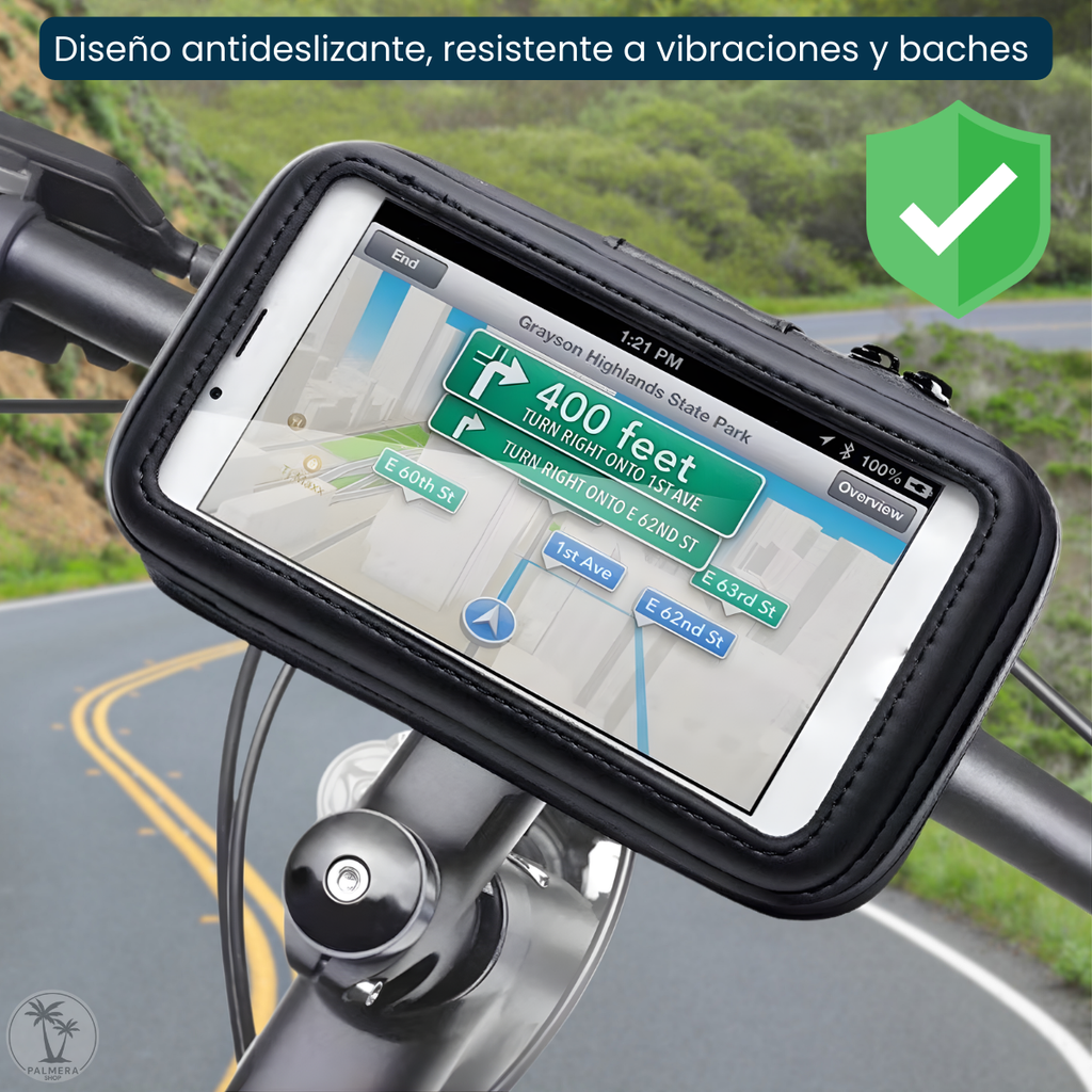 Soporte De Celular Para Moto Estuche Bicicleta Impermeable