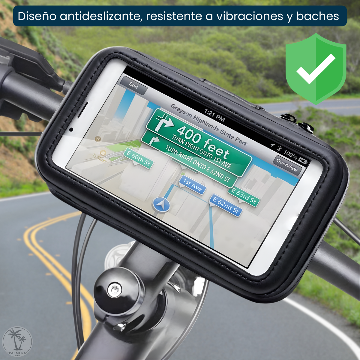 Soporte De Celular Para Moto Estuche Bicicleta Impermeable