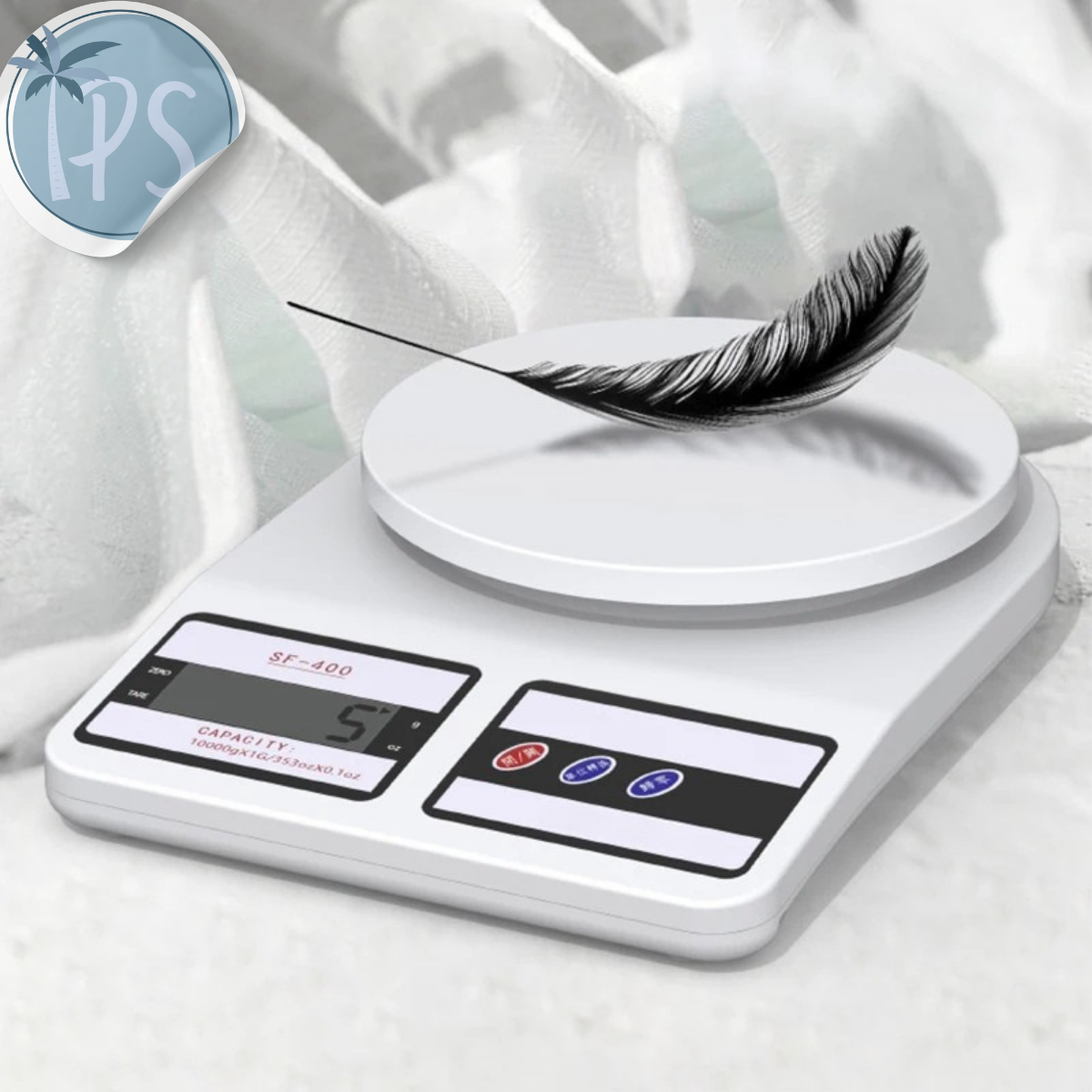 Balanza de cocina digital SQ Cozinha SF-400 pesa hasta 10kg