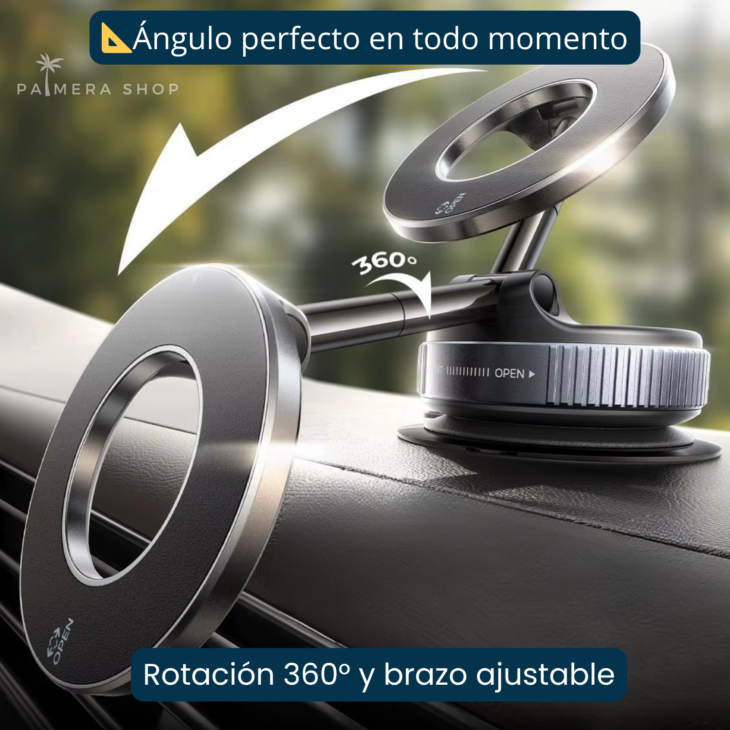 Soporte Porta Celular Holders Para Carro Moto Base De Iman