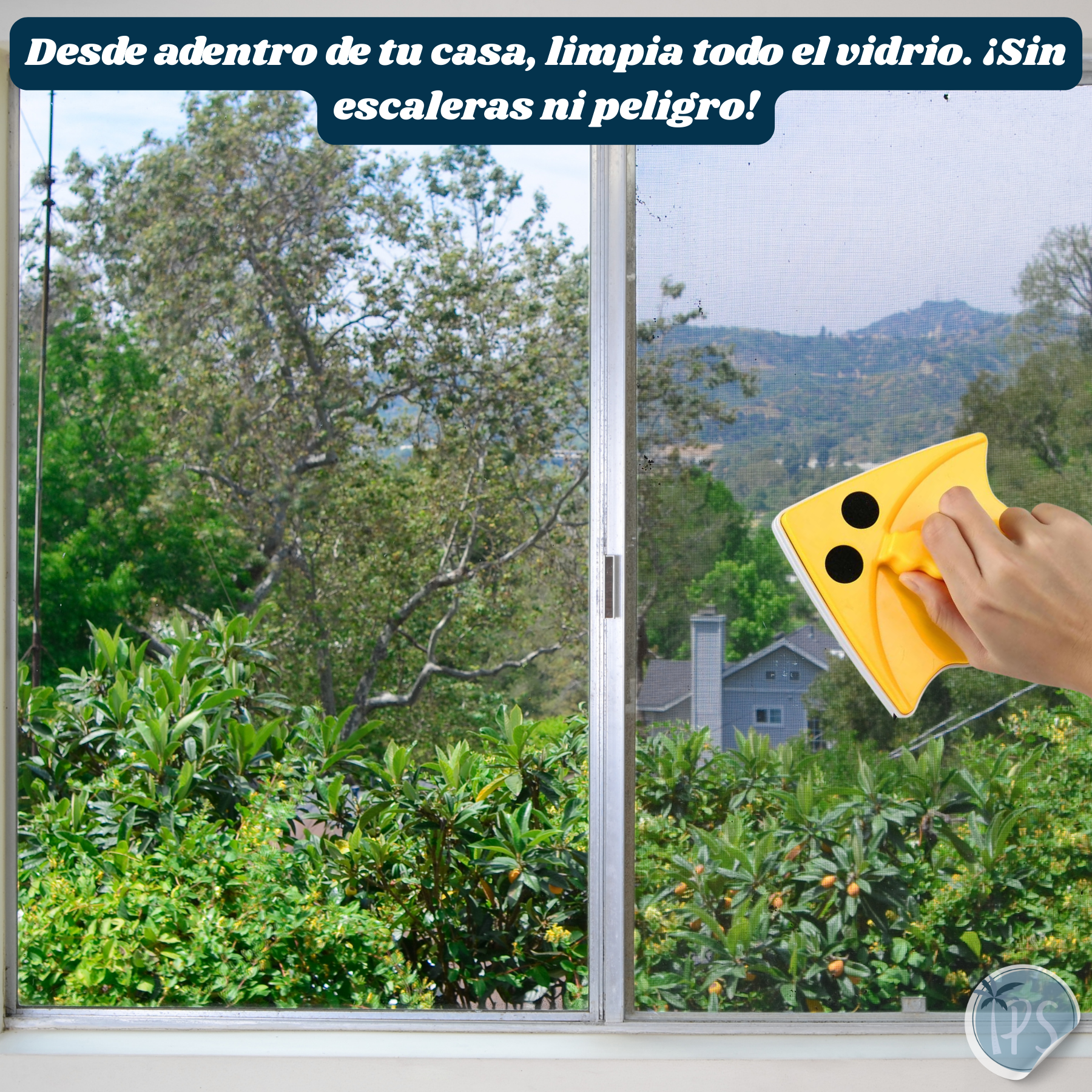 Limpiador Magnetico De Ventanas