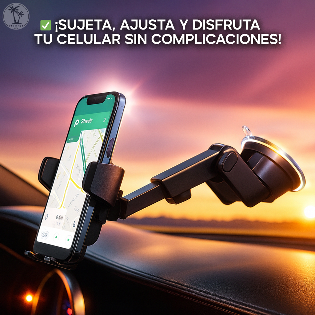 Soporte De Celular Para Carro Base Porta Celulares Ajustable