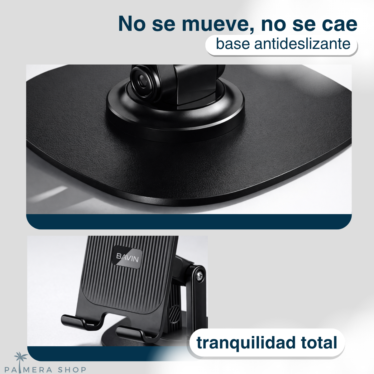 Soporte De Escritorio Para Celular Tablets Base Metalico.