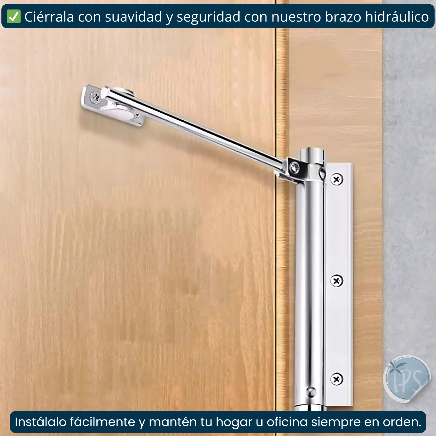 Brazo Hidraulico Gato Cierra Puertas Bisagra Autom De Cierre