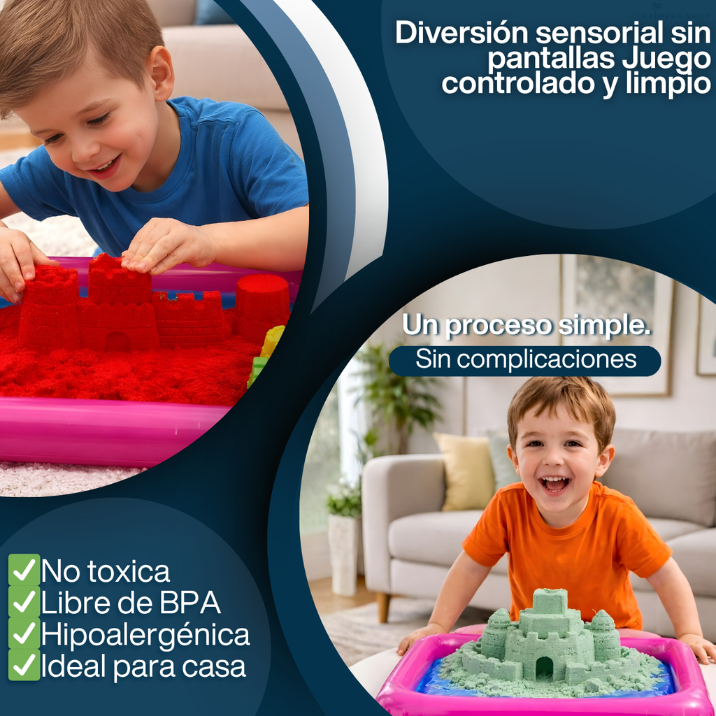 Arena Kinetica Cinetica Magica Moldeable Para Niños Kit