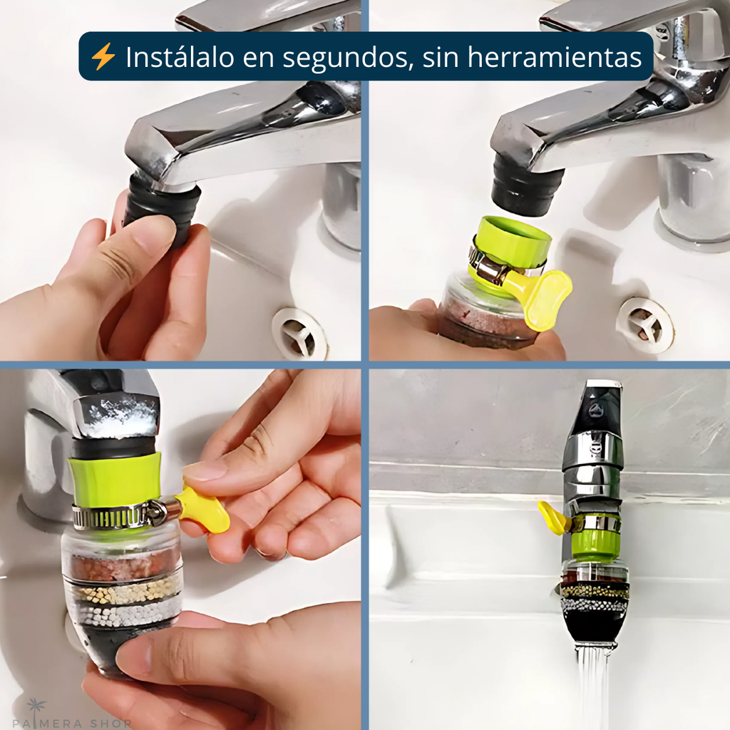 Filtros Agua Filtro De Agua Purificador Grifo Bioenergetico Filtro Para Llave Azul