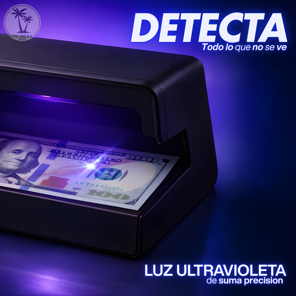 Detector De Billetes Falsos Maquina Para Detectar Con Luz Uv